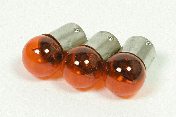 G18 BA15S 12V10W オレンジバルブ ウインカー用 3個入り