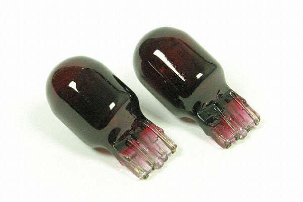 T20 Wedge 12V21/5W Red Coated Bulbs for Taillights, 2-pack