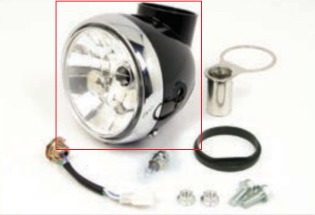 Headlight unit ASSY (128-D) Headlight (repair part)