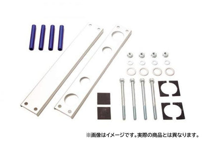 オイルクーラープレートセット SuperCool 3-Finタイプ専用 ブルー