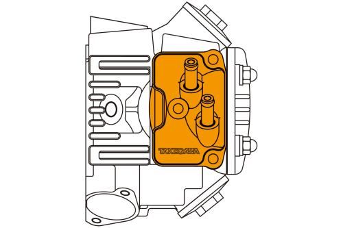 オイルクーラーユニット ラバーホース用 モンキー ゴリラ