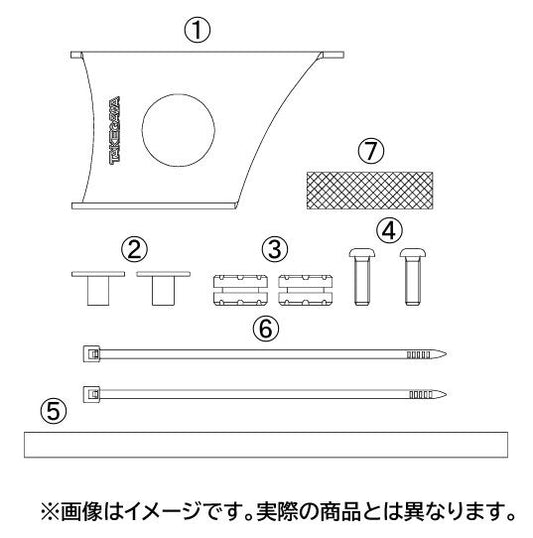 オイルクーラーステーセット セロー250