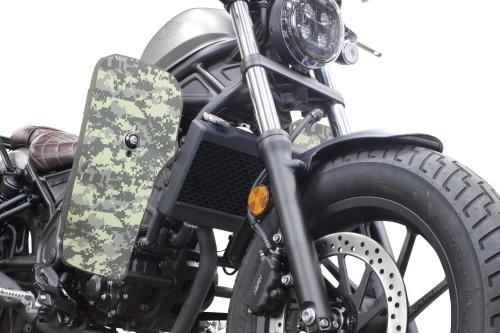 シールド SP武川製レッグバンパー装着車専用 ACU(迷彩) 左右セット クロスカブ50/110 CT125 レブル250 CL250 セロー250