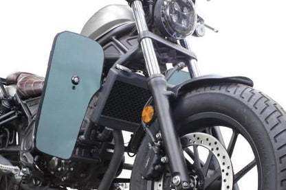 Shield for SP Takegawa Leg Bumper Equipped Vehicles, Gray, Left and Right Set for Cross Cub 50/110, CT125, Rebel 250, CL250, Serow 250
