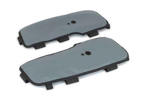 Shield for SP Takegawa Leg Bumper Equipped Vehicles, Gray, Left and Right Set for Cross Cub 50/110, CT125, Rebel 250, CL250, Serow 250