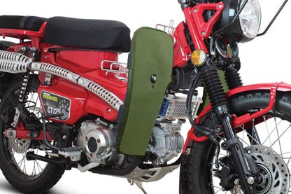 シールド SP武川製レッグバンパー装着車専用 グリーン 左右セット クロスカブ50/110 CT125 レブル250 CL250 セロー250