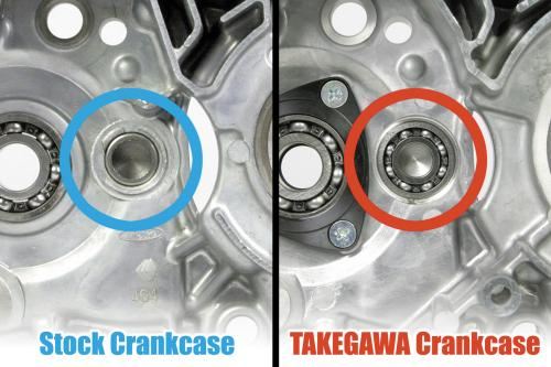 Reinforced Crankcase Kit Secondary Type/124cc for Monkey, Monkey Baja, Gorilla