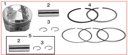 Piston Kit (52mm/105cc) Cub 90/CD90