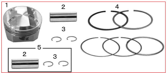 Piston Kit (52mm/105cc) Cub 90/CD90