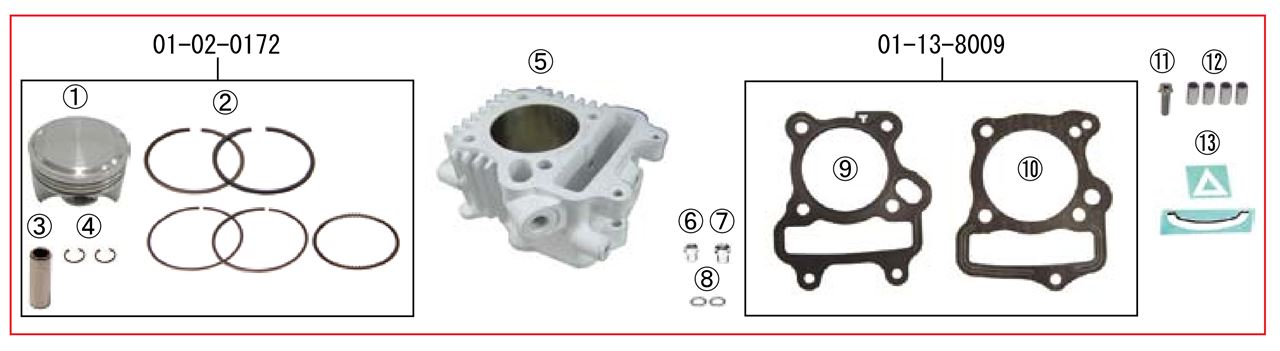 Rステージシリンダーキット（106cc） モンキー (FI) (Rステージ Head)