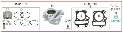Rステージシリンダーキット（106cc） モンキー (FI) (Rステージ Head)