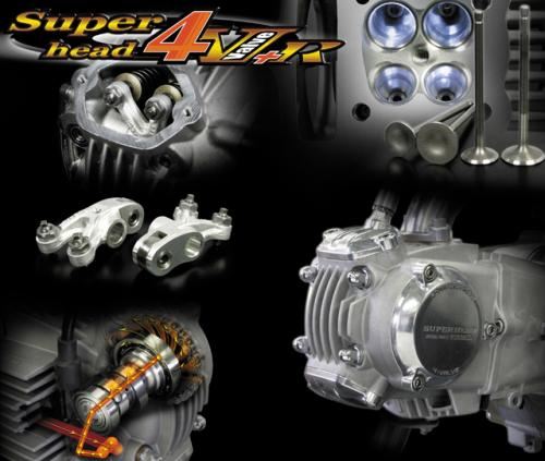 Superhead 4V+R Bore & Stroke Up Kit SCUT 138cc Monkey Gorilla