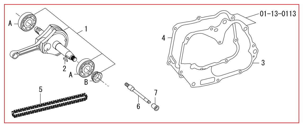 Stroke Up Crankshaft Kit (50) Monkey (FI)