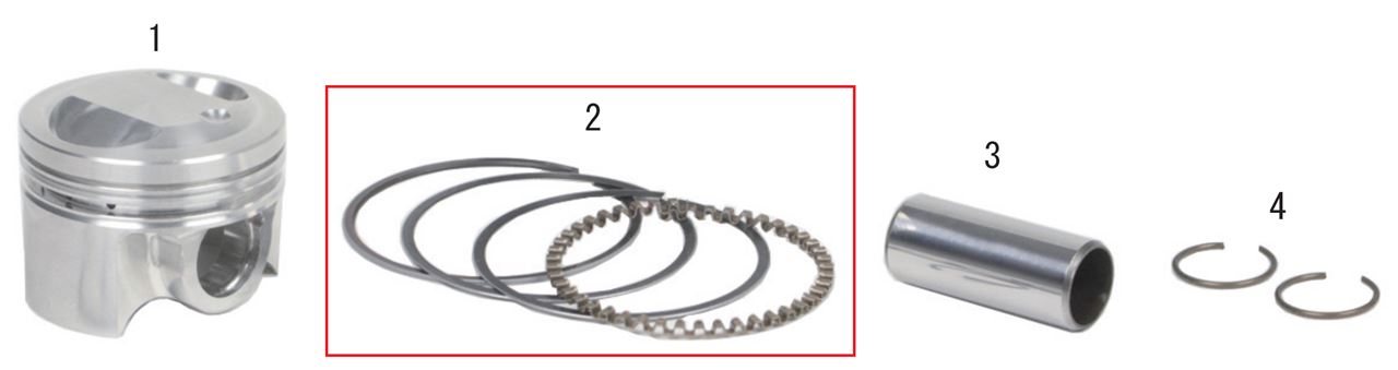 Piston Ring Set 39mm Repair Parts