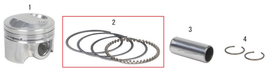 Piston Ring Set 39mm Repair Parts