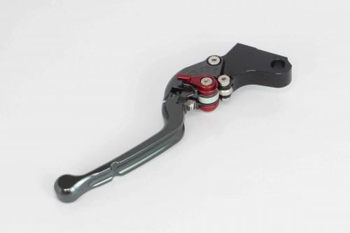 アルミビレットクラッチレバー182 可倒式 ガンメタル グロム モンキー125 CB125R レブル250/500
