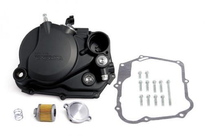 Aluminum Die-Cast Clutch Cover, Black Painted, for Monkey, Gorilla, CRF50F/70F, XR50R/70R