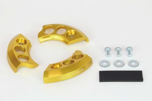 R.クランクケースプロテクター ゴールド グロム モンキー125 スーパーカブC125 CT125 ダックス125