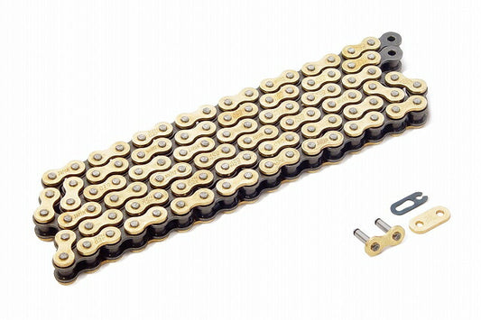 ドライブチェーン ゴールド＆ブラック 420-74L Z50J(12V)/AB27/モンキーBAJA