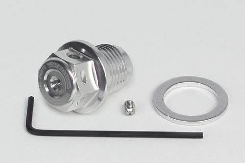 Aluminum Drain Bolt with Neodymium Magnet, Silver M14×P1.25 Universal