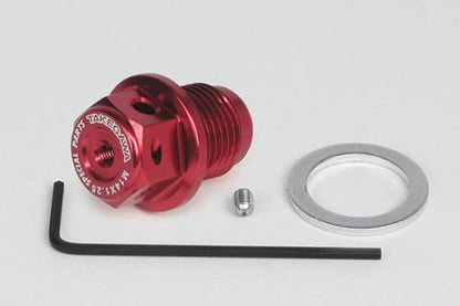 アルミドレンボルト ネオジウム磁石付 レッド M14×P1.25 汎用