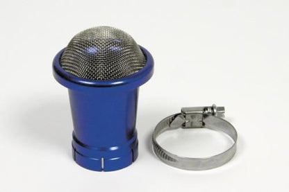 ビレットエアファンネル ネット付き ブルー 取付径32mm