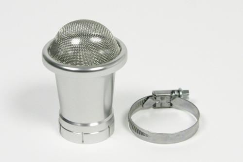ビレットエアファンネル ネット付き シルバー 取付径32mm