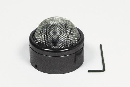 Billet Air Funnel with Net, Black, Mounting Diameter 44.4mm