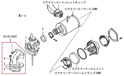 Inlet Pipe Kit (PC20) JAZZ