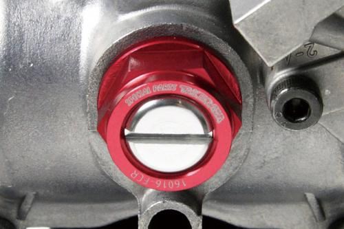 Carburetor Drain Bolt with Magnet, Red