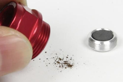 Carburetor Drain Bolt with Magnet, Red