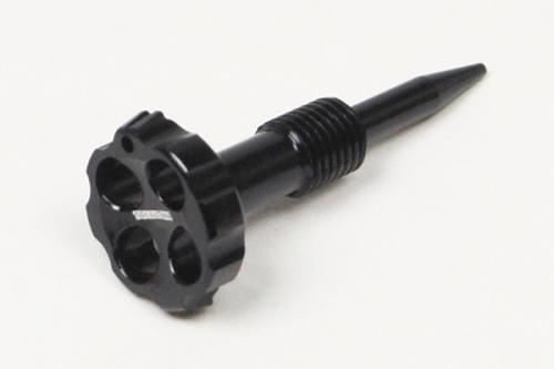 Machined Aluminum Air Screw for KEIHIN PC18/TC20, Black