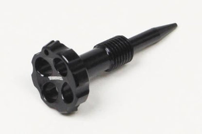 Machined Aluminum Air Screw for KEIHIN PC18/TC20, Black