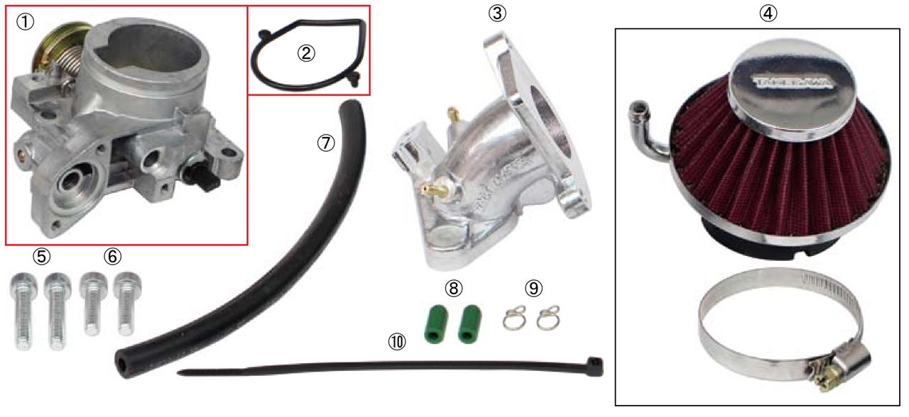 Big Throttle Body φ34 GROM