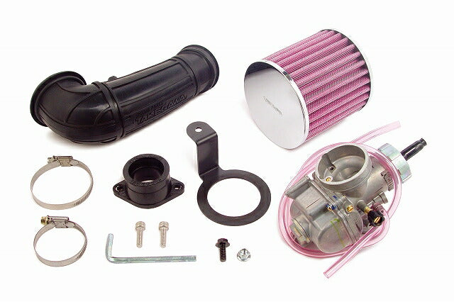 Big Carburetor & Connecting Tube Set APE100 (Super Head/Keihin PE28)