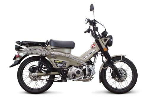 スクランブラーマフラー ステンレス製 政府認証 CT125 ハンターカブ