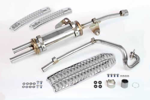 Scrambler Muffler Stainless Steel Government Certified CT125 Hunter Cub