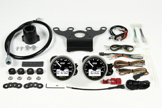 DNスピード\U0026タコメーターキット (DN/2連/モンキー) 12Vモンキー (タケガワ製フロントフォーク/電気式)