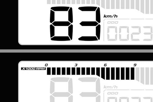 Square Multi LCD Meter Kit XTZ125 Exclusive