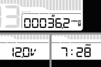 Square Multi LCD Meter Kit XTZ125 Exclusive