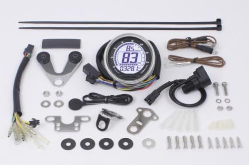 Medium LCD Speed & Tachometer Universal (for 12V vehicles)
