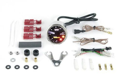 φ48スモールDNタコメーター 12500RPM レブインジケーター付 汎用(DC12V)