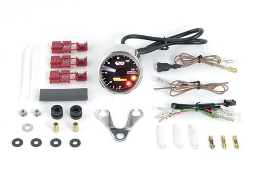 φ48 Small DN Tachometer 12500RPM with Rev Indicator, Universal (DC12V)