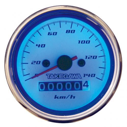 LEDスピードメーター ブルー φ61mm 汎用(12V車)