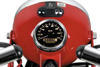 スピードメーター Dタイプ ブラック&ホワイト モンキー ゴリラ エイプ50/100