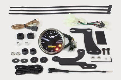 φ48スモールDNタコメーターキット 12500RPM レブインジケーター付 ダックス125