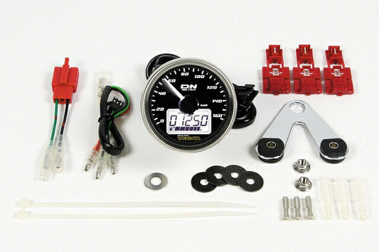 ミディアム DNスピードメーター S2 (ホワイトLED) φ55ミディアムDNメーター(DC/AC12V)