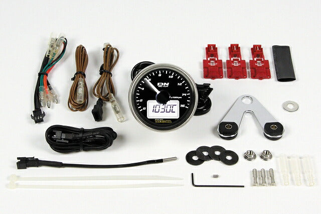 ミディアム DNタコメーター T2 (ホワイトLED) φ55ミディアムDNメーター(DC/AC12V)