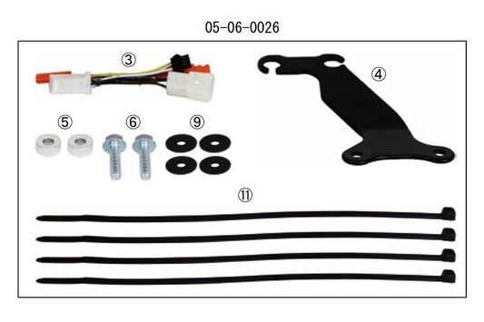 Meter stay for φ48 Small DN Tachometer Kit
