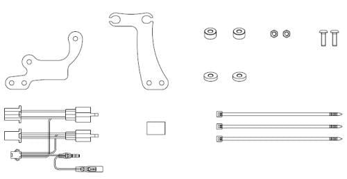 φ48 Small DN Meter Stay & Harness Set DAX125